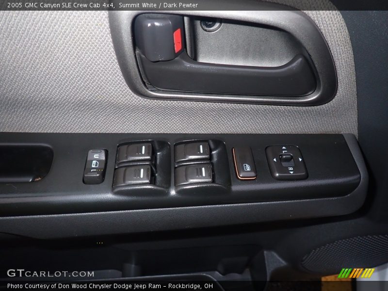 Summit White / Dark Pewter 2005 GMC Canyon SLE Crew Cab 4x4