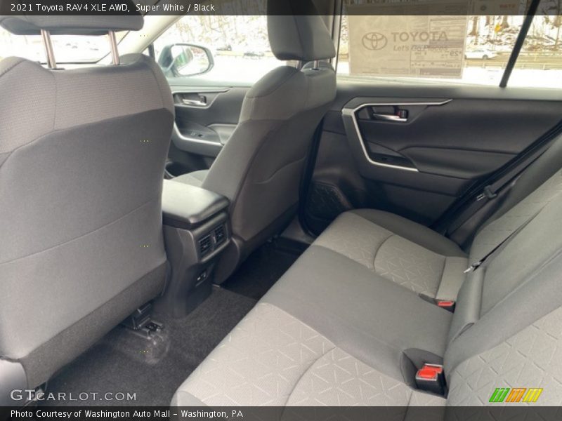Super White / Black 2021 Toyota RAV4 XLE AWD