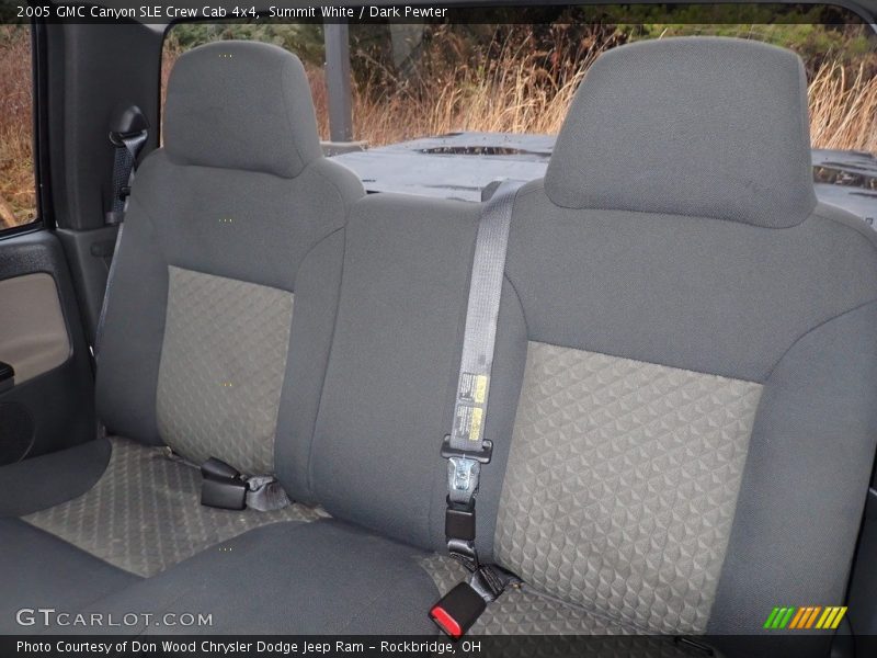 Summit White / Dark Pewter 2005 GMC Canyon SLE Crew Cab 4x4