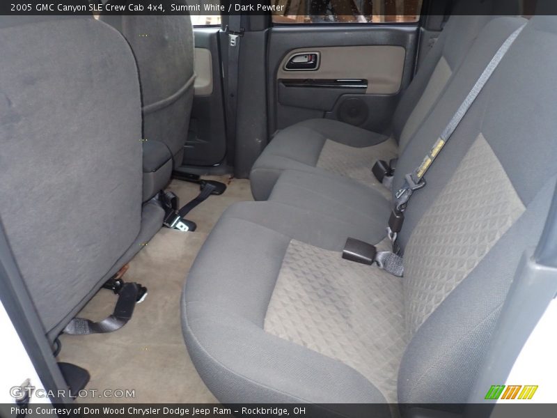 Summit White / Dark Pewter 2005 GMC Canyon SLE Crew Cab 4x4