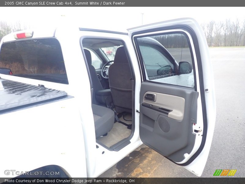 Summit White / Dark Pewter 2005 GMC Canyon SLE Crew Cab 4x4