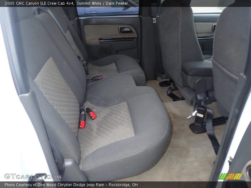 Summit White / Dark Pewter 2005 GMC Canyon SLE Crew Cab 4x4