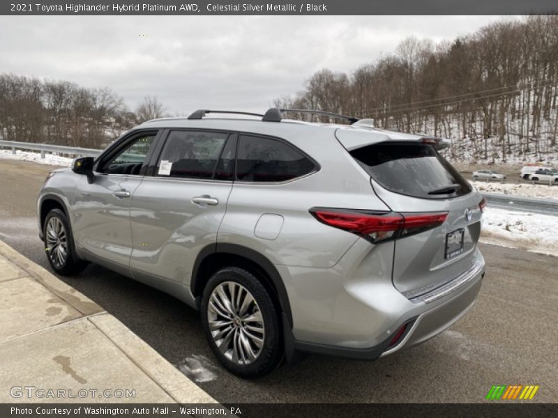 Celestial Silver Metallic / Black 2021 Toyota Highlander Hybrid Platinum AWD