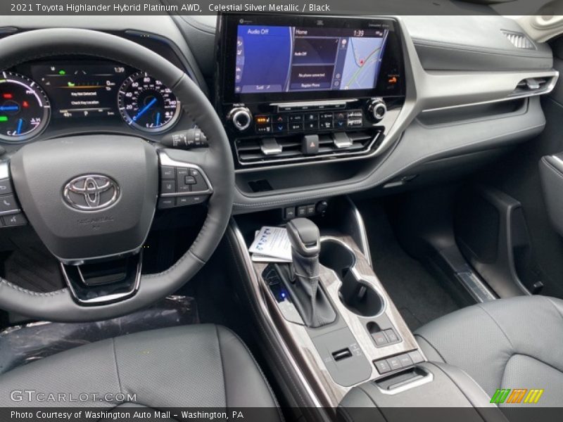 Dashboard of 2021 Highlander Hybrid Platinum AWD