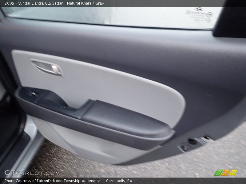 Natural Khaki / Gray 2009 Hyundai Elantra GLS Sedan