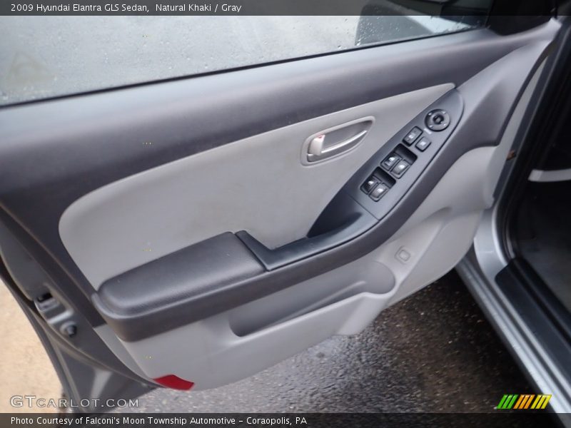 Natural Khaki / Gray 2009 Hyundai Elantra GLS Sedan