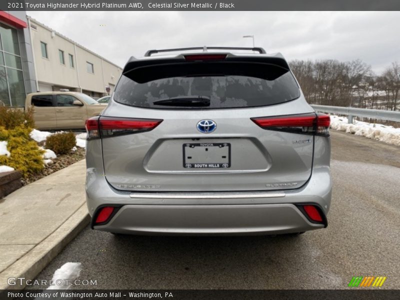 Celestial Silver Metallic / Black 2021 Toyota Highlander Hybrid Platinum AWD
