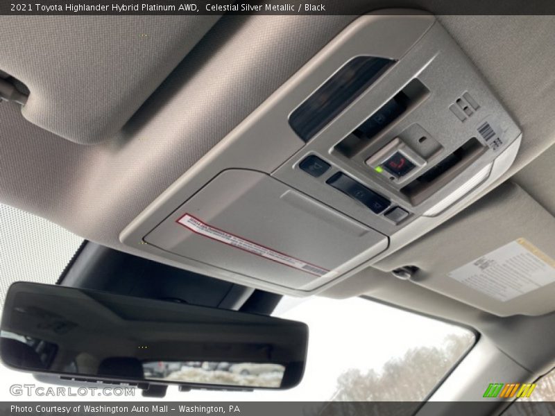 Celestial Silver Metallic / Black 2021 Toyota Highlander Hybrid Platinum AWD