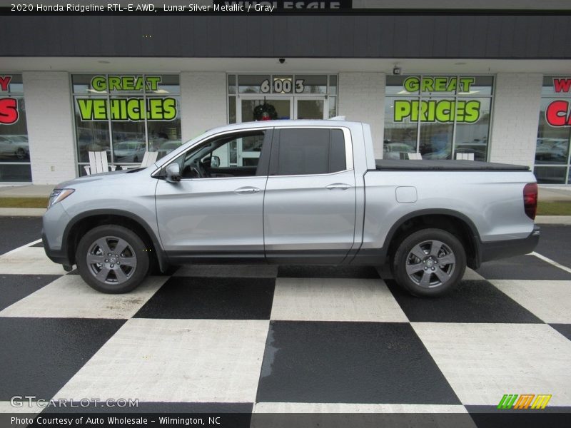 Lunar Silver Metallic / Gray 2020 Honda Ridgeline RTL-E AWD