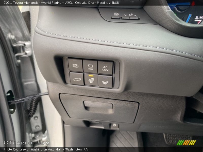 Celestial Silver Metallic / Black 2021 Toyota Highlander Hybrid Platinum AWD