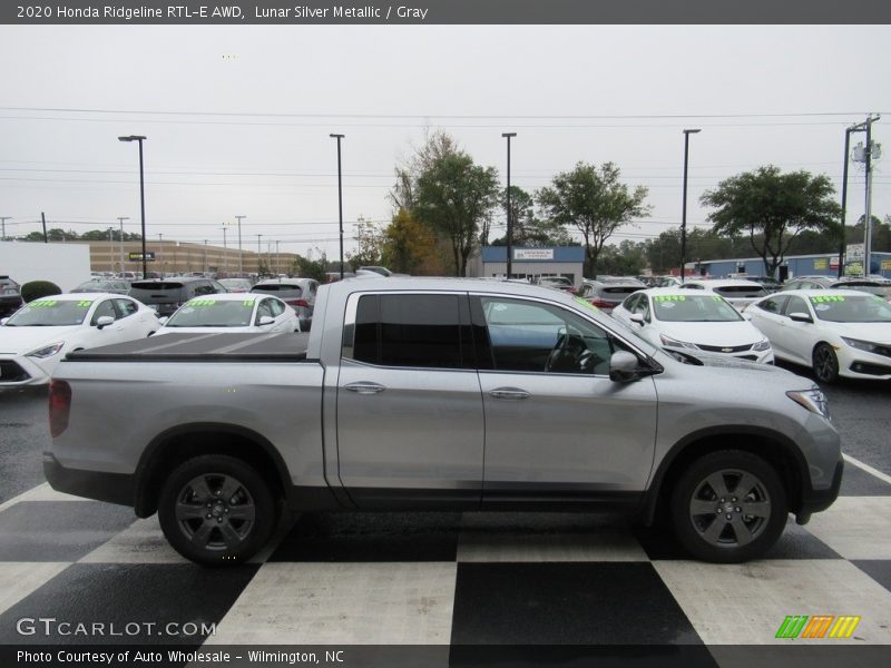 Lunar Silver Metallic / Gray 2020 Honda Ridgeline RTL-E AWD