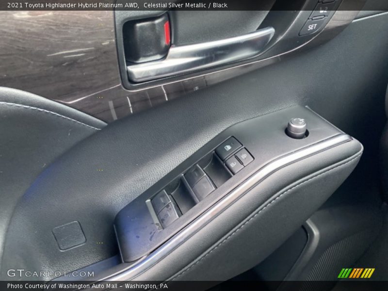 Celestial Silver Metallic / Black 2021 Toyota Highlander Hybrid Platinum AWD