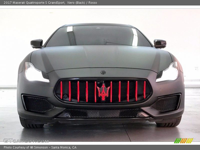 Nero (Black) / Rosso 2017 Maserati Quattroporte S GrandSport