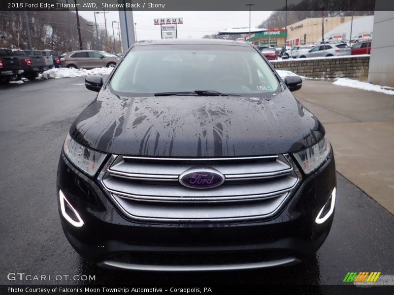 Shadow Black / Ebony 2018 Ford Edge Titanium AWD