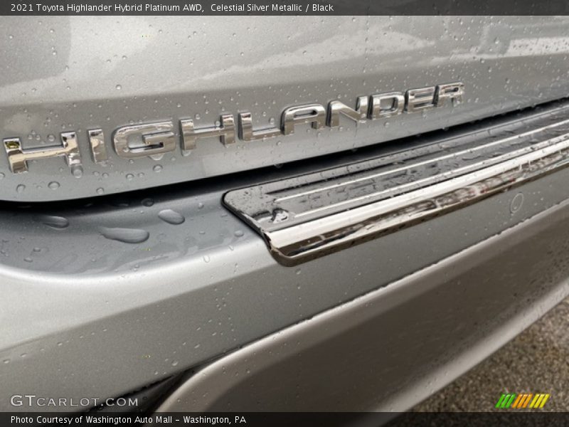 Celestial Silver Metallic / Black 2021 Toyota Highlander Hybrid Platinum AWD
