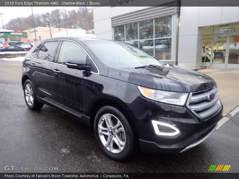 Shadow Black / Ebony 2018 Ford Edge Titanium AWD