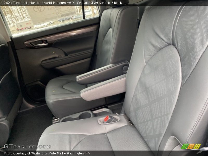 Rear Seat of 2021 Highlander Hybrid Platinum AWD