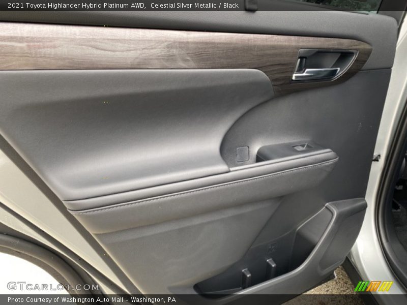 Celestial Silver Metallic / Black 2021 Toyota Highlander Hybrid Platinum AWD
