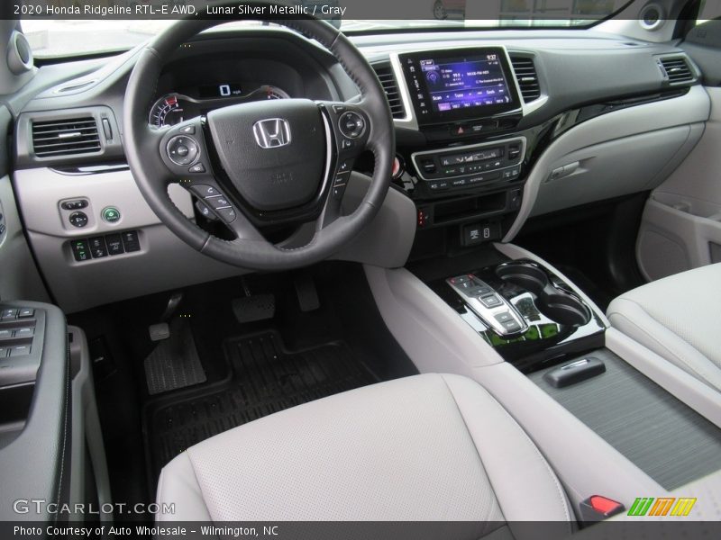 Lunar Silver Metallic / Gray 2020 Honda Ridgeline RTL-E AWD