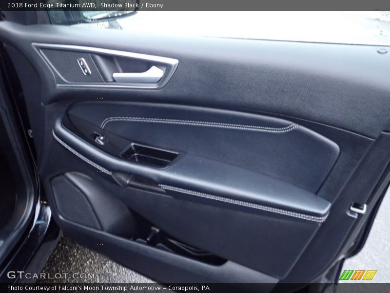 Shadow Black / Ebony 2018 Ford Edge Titanium AWD