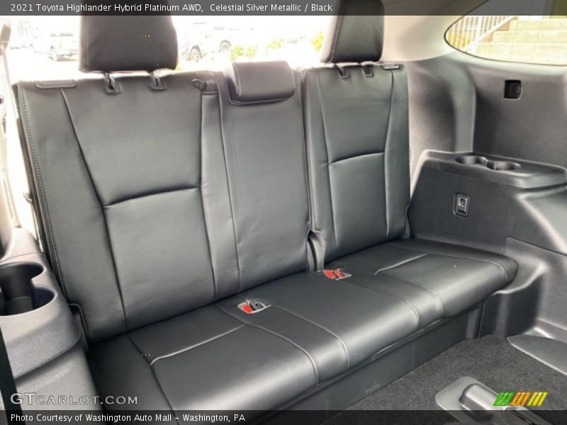 Rear Seat of 2021 Highlander Hybrid Platinum AWD