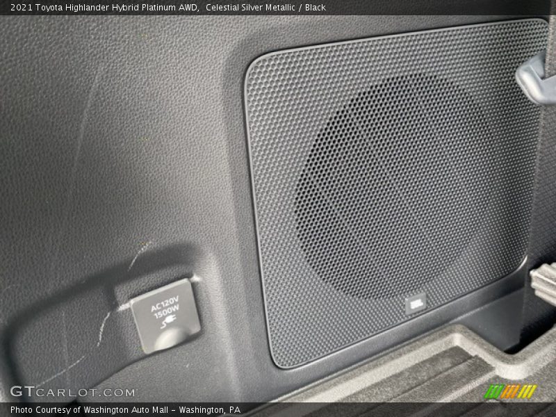 Celestial Silver Metallic / Black 2021 Toyota Highlander Hybrid Platinum AWD
