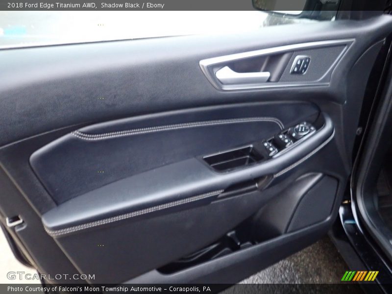 Shadow Black / Ebony 2018 Ford Edge Titanium AWD