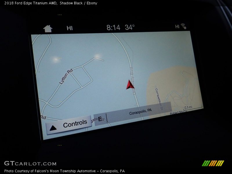 Shadow Black / Ebony 2018 Ford Edge Titanium AWD