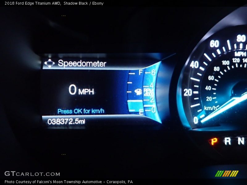 Shadow Black / Ebony 2018 Ford Edge Titanium AWD