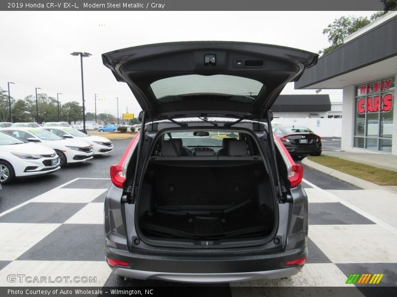 Modern Steel Metallic / Gray 2019 Honda CR-V EX-L