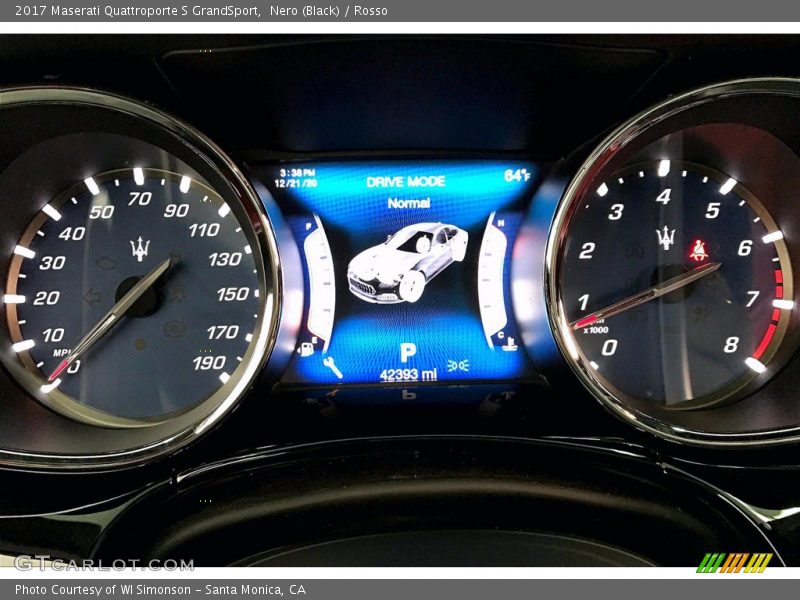  2017 Quattroporte S GrandSport S GrandSport Gauges