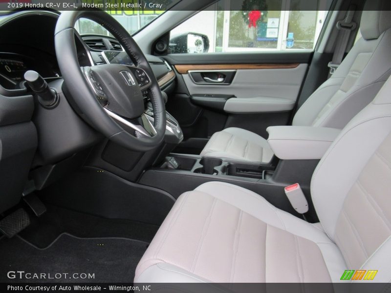 Modern Steel Metallic / Gray 2019 Honda CR-V EX-L