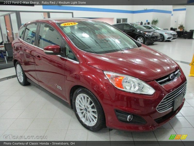 Ruby Red / Medium Light Stone 2013 Ford C-Max Energi