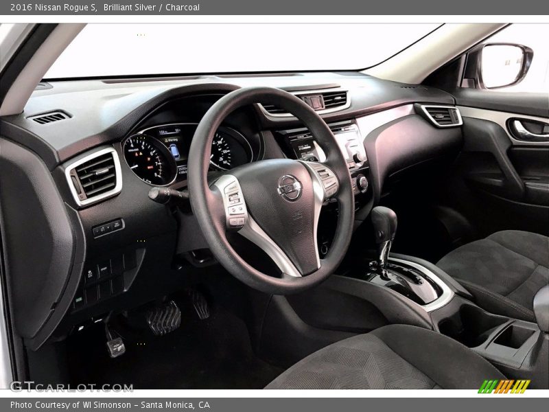  2016 Rogue S Charcoal Interior
