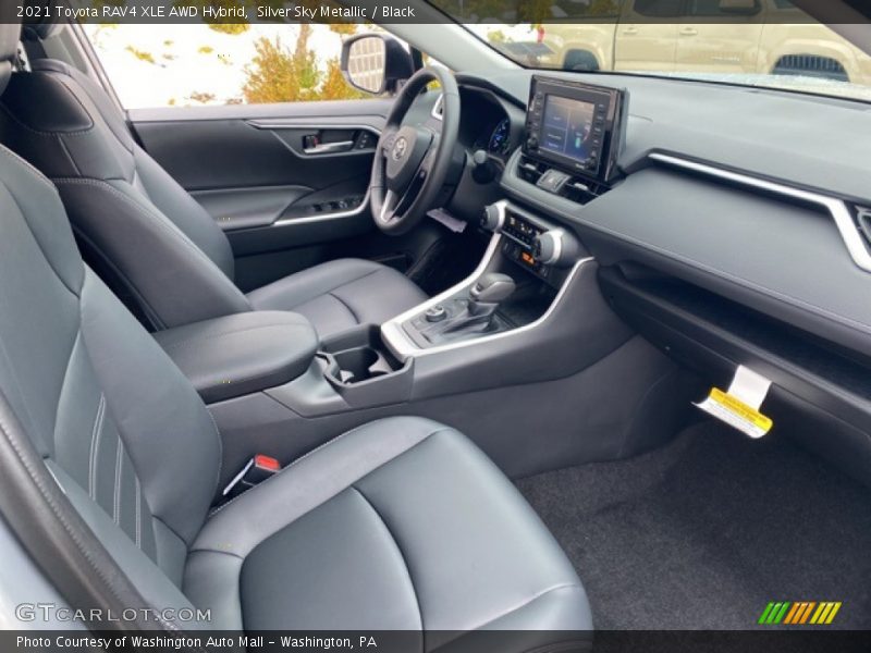 Silver Sky Metallic / Black 2021 Toyota RAV4 XLE AWD Hybrid