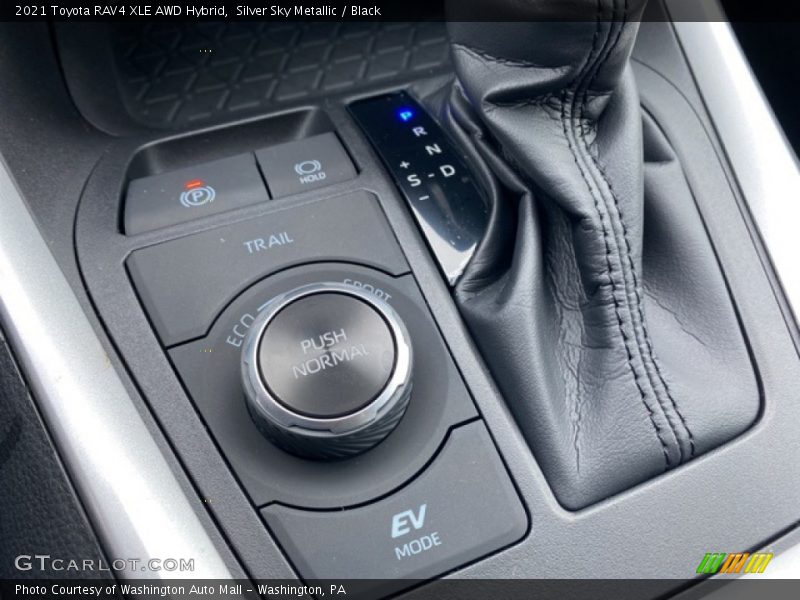 Silver Sky Metallic / Black 2021 Toyota RAV4 XLE AWD Hybrid