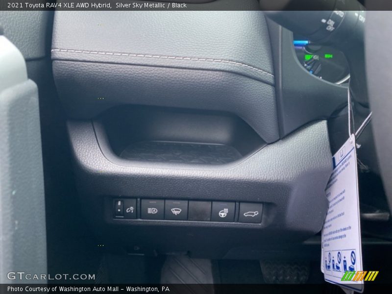 Silver Sky Metallic / Black 2021 Toyota RAV4 XLE AWD Hybrid