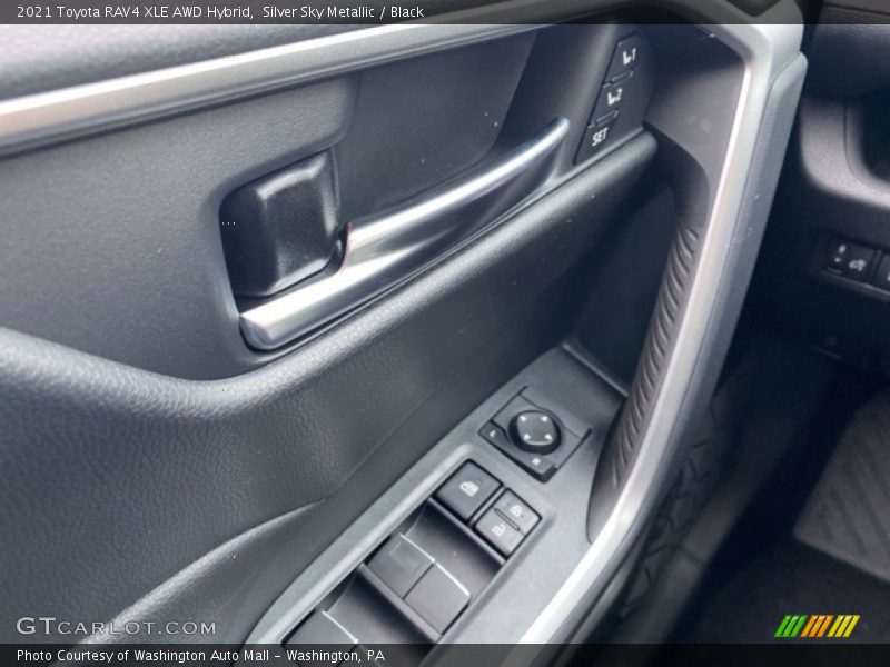 Silver Sky Metallic / Black 2021 Toyota RAV4 XLE AWD Hybrid