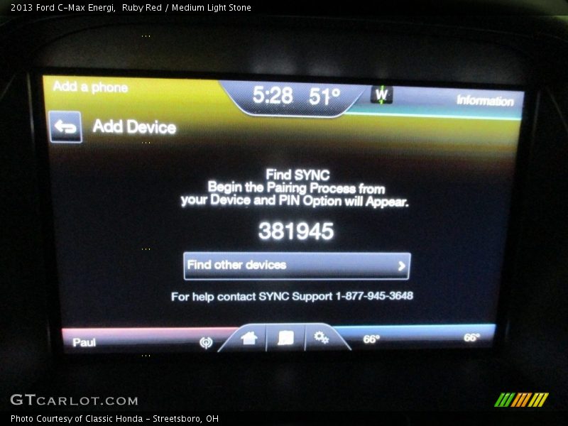 Ruby Red / Medium Light Stone 2013 Ford C-Max Energi