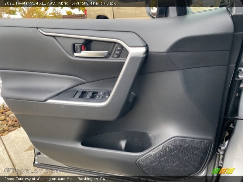 Silver Sky Metallic / Black 2021 Toyota RAV4 XLE AWD Hybrid