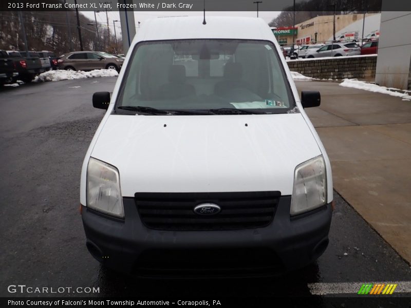 Frozen White / Dark Gray 2013 Ford Transit Connect XL Van