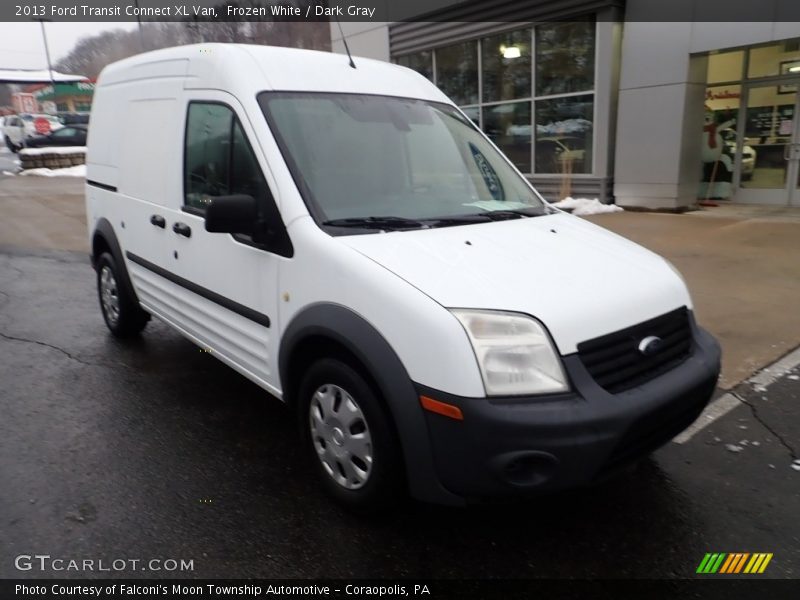 Frozen White / Dark Gray 2013 Ford Transit Connect XL Van