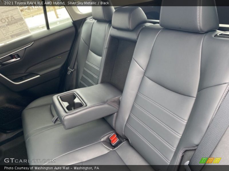 Silver Sky Metallic / Black 2021 Toyota RAV4 XLE AWD Hybrid