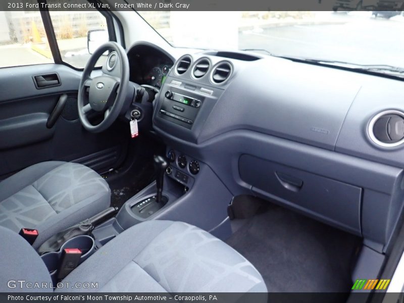 Frozen White / Dark Gray 2013 Ford Transit Connect XL Van