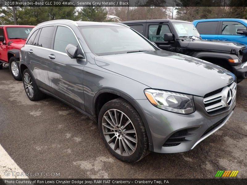 Selenite Grey Metallic / Black 2018 Mercedes-Benz GLC 300 4Matic