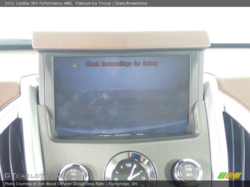 Platinum Ice Tricoat / Shale/Brownstone 2012 Cadillac SRX Performance AWD