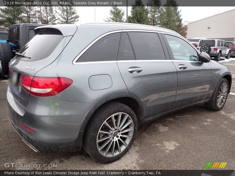 Selenite Grey Metallic / Black 2018 Mercedes-Benz GLC 300 4Matic