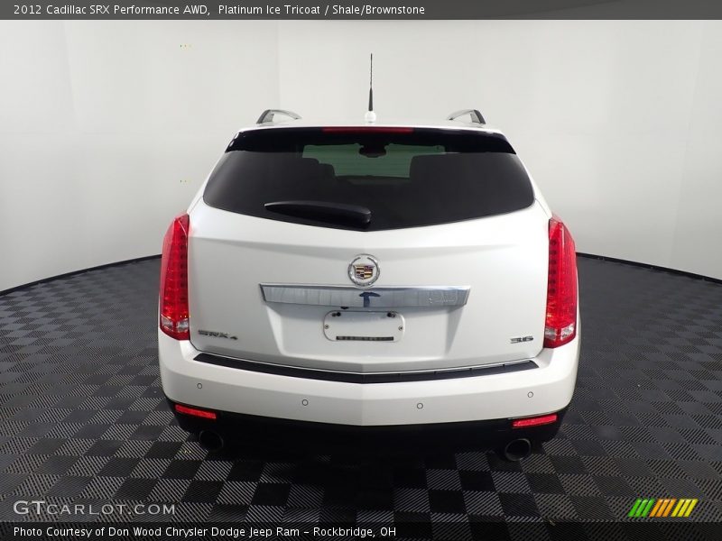 Platinum Ice Tricoat / Shale/Brownstone 2012 Cadillac SRX Performance AWD