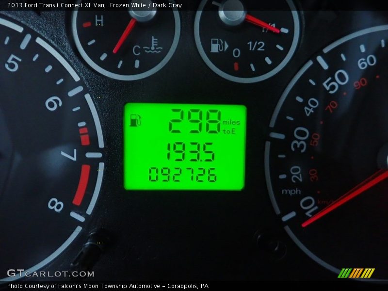 Frozen White / Dark Gray 2013 Ford Transit Connect XL Van