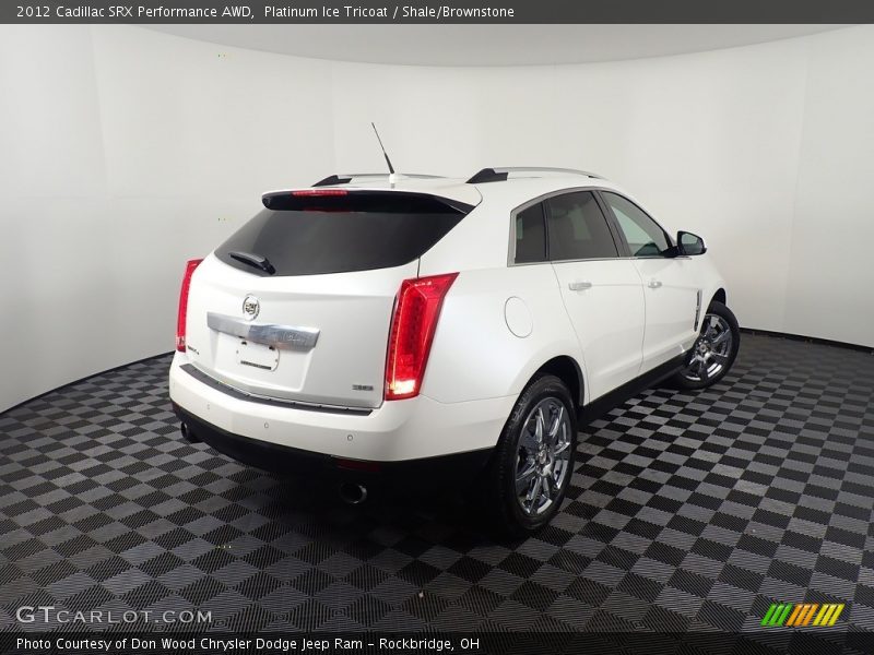 Platinum Ice Tricoat / Shale/Brownstone 2012 Cadillac SRX Performance AWD